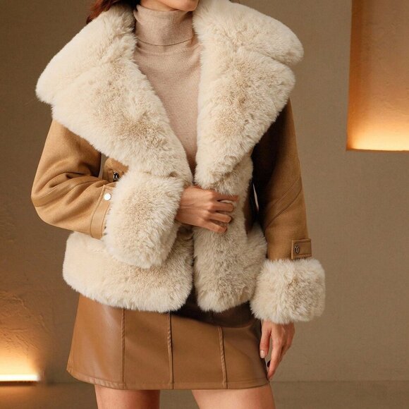 Brown Casual Women's Jacket - Picture 5 of 8